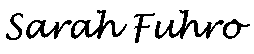 Sarah Fuhro